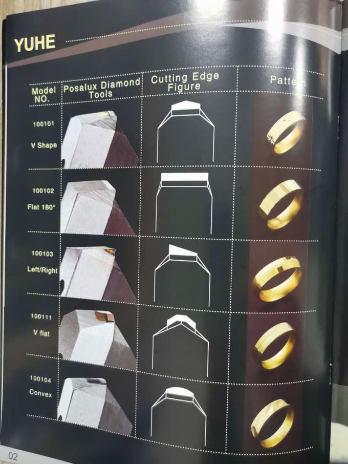 Angle150 V Shape MCD PCD Ring Engraving Tools 0