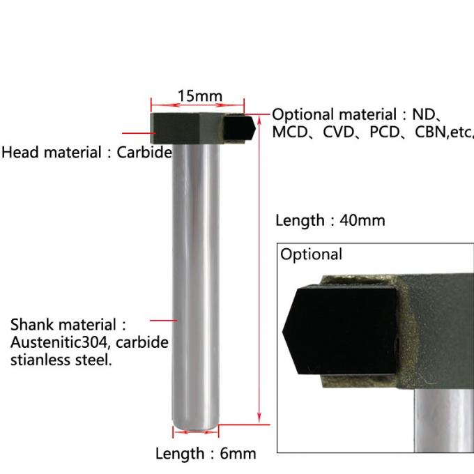 3mm PCD CNC Diamond Tools To Make Rainbow On Jewelry 1