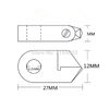 High Hardness 0.25mm 180 Degree Posalux Diamond Tools